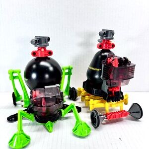 Tomy Space Pets 1982 Hoomdorm & Stoomdorm Figures Vintage Lot Damaged No Hoses